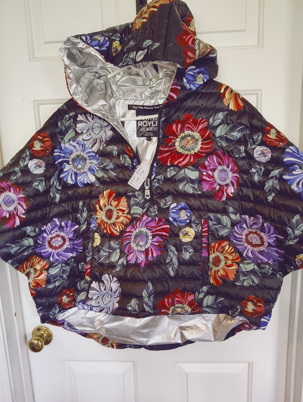 THINK ROYLN puffer Poncho Jacket